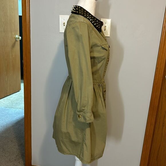 RARE TOPSHOP studded collar mini dress size 4 - Picture 5 of 10